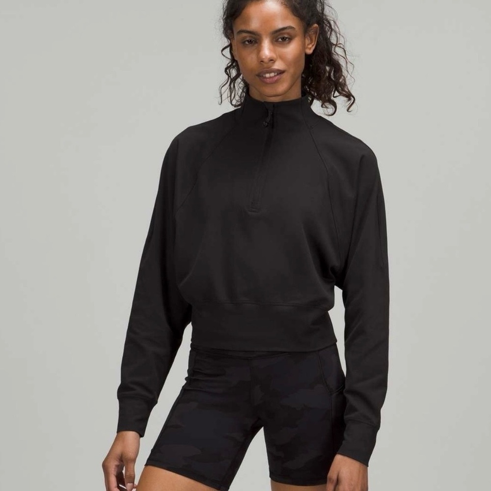 Lululemon Black Ready to Rulo Half-Zip Pullover